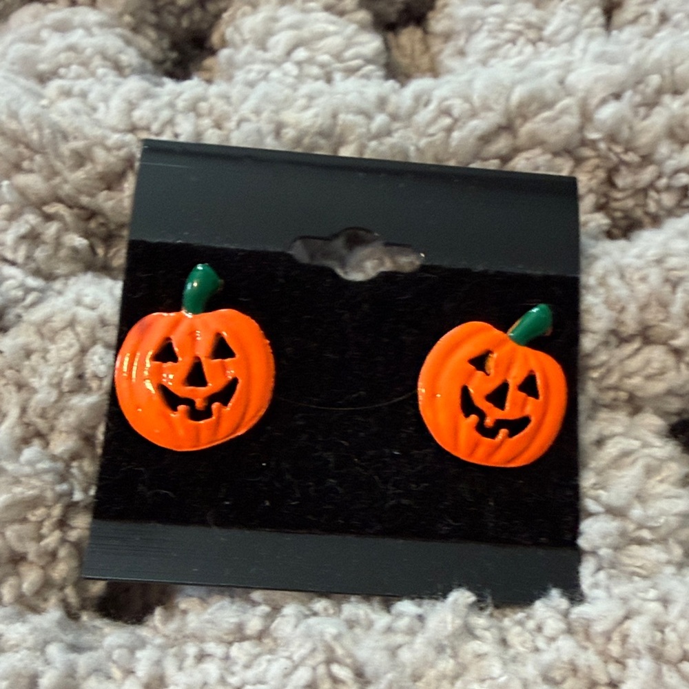 Pumpkin Halloween Earrings